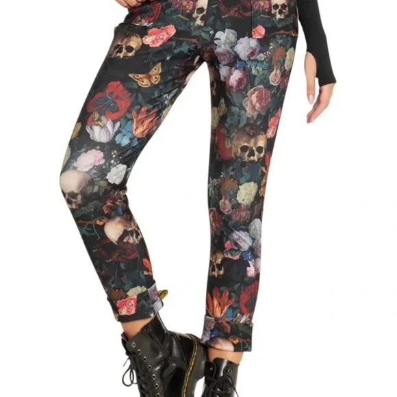 Blackmilk Garden of the Ancient Dead Cuffed Pants (Toasties) - Picture 1 of 7